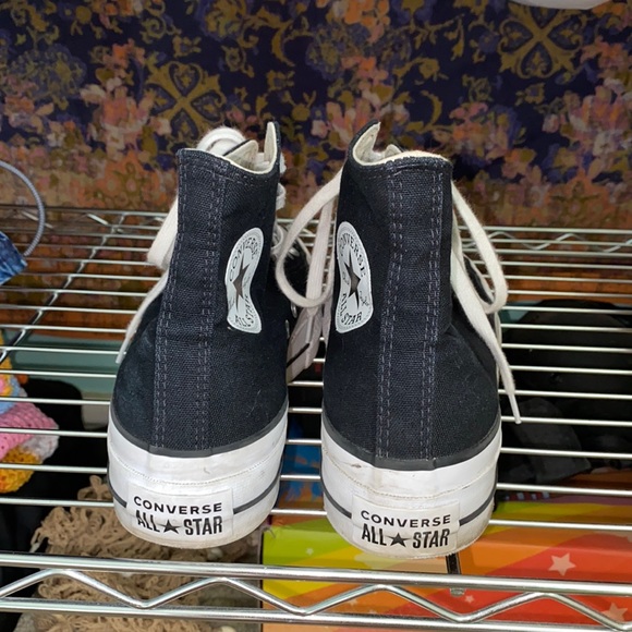 Black Platform Converse - Picture 3 of 4